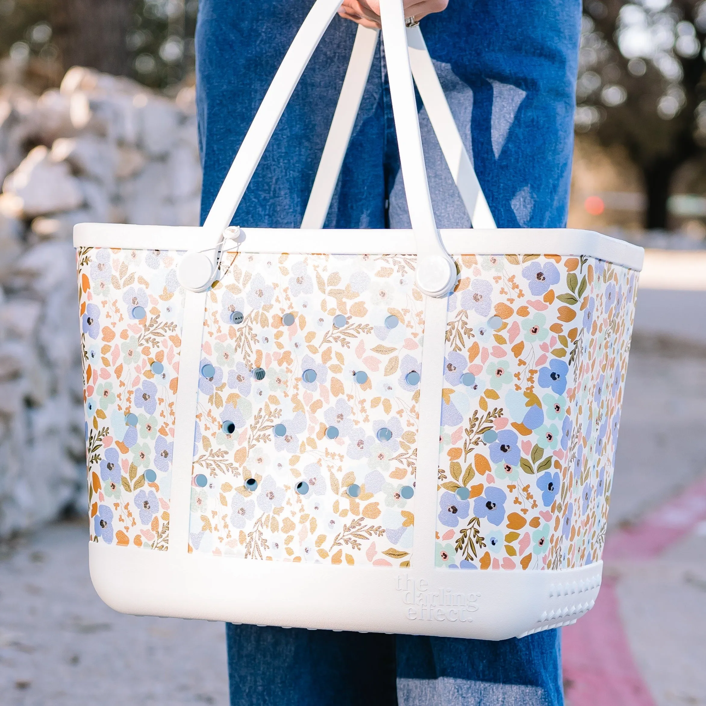 Carry It All Rubber Tote Beach Bag
