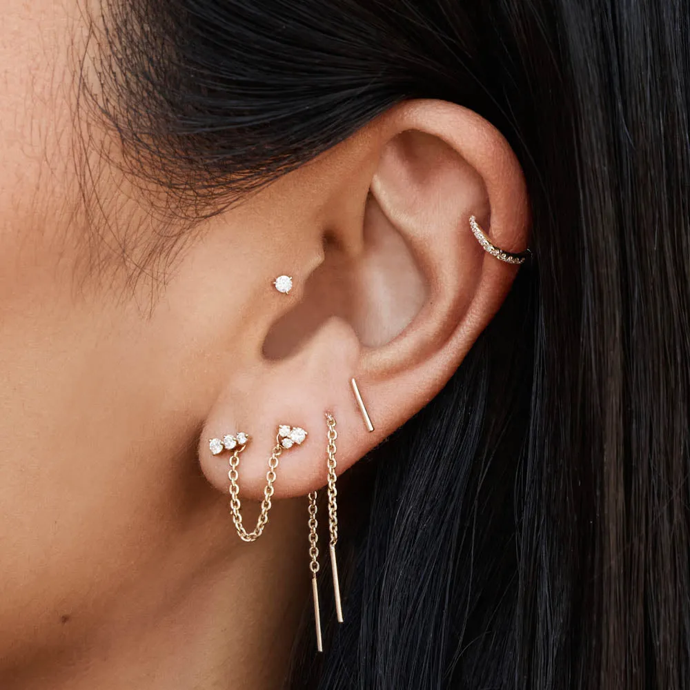 Earring Connector Chain in 10k Gold