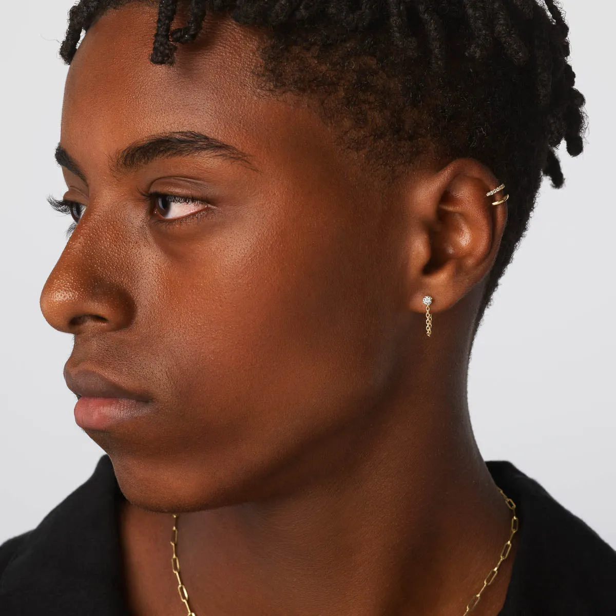 Earring Connector Chain in 10k Gold