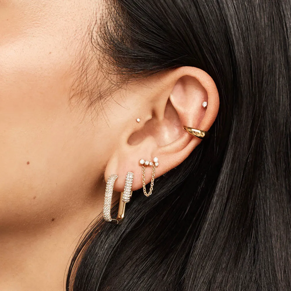 Earring Connector Chain in 10k Gold