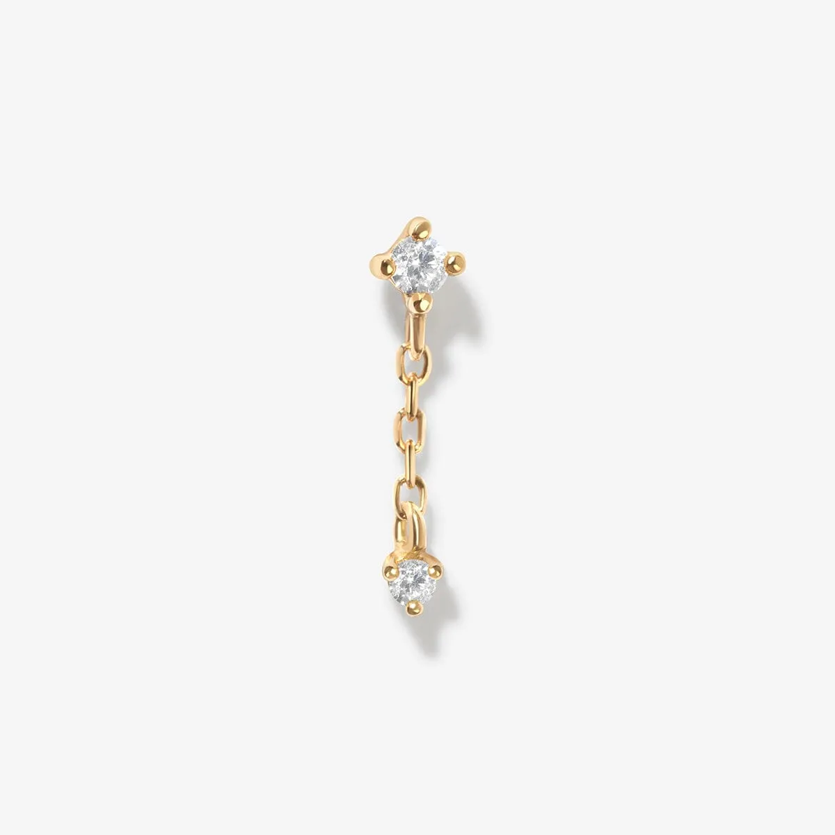 Haluk diamond stud piercing