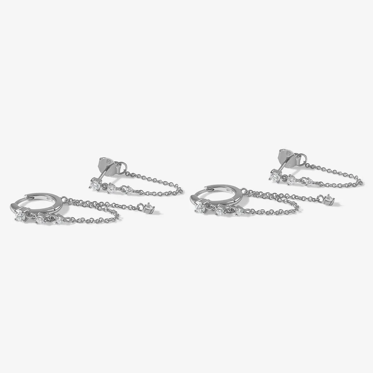 Jenneth chain earring set
