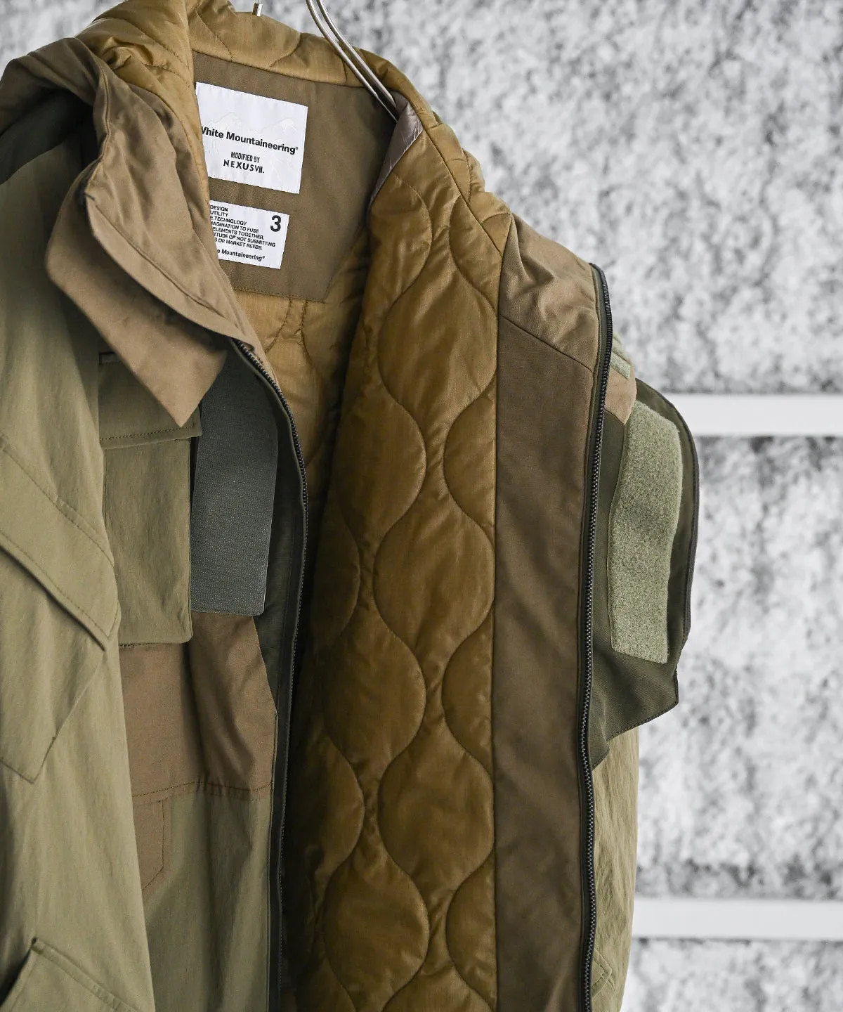 WM×NEXUSⅦ ASYMMETRY JACKET  - White Mountaineering®︎